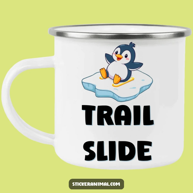 Funny Penguin Camping Mug - Adventure Brews and Icy Smiles
