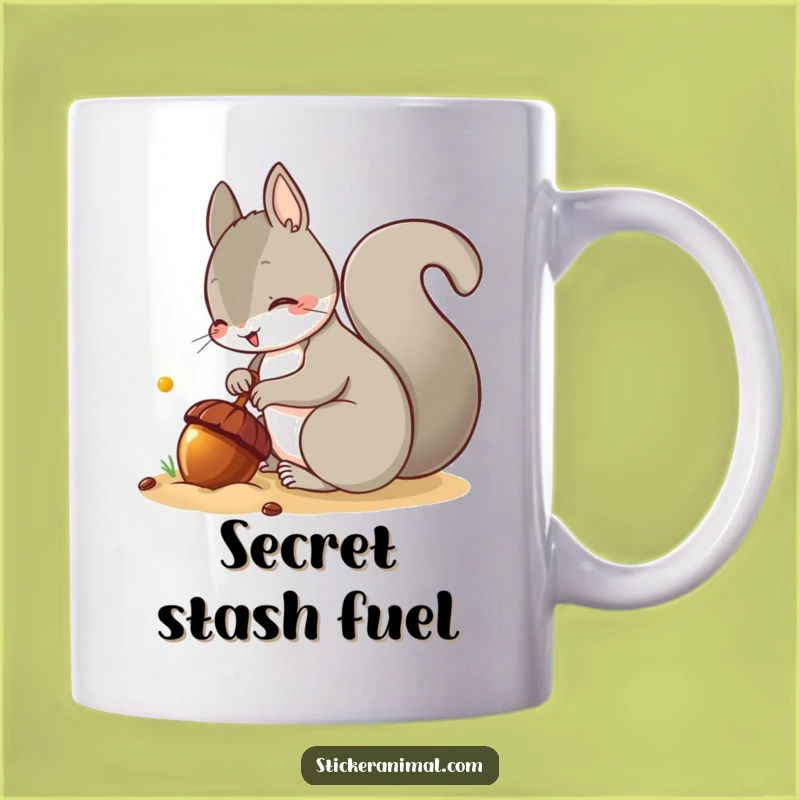 Funny Squirrel Acorn Mug: Hilarious Design for Nutty Moments and Coffee Lovers