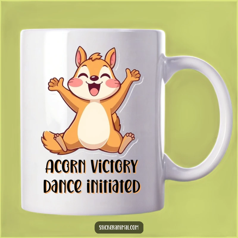 Funny Squirrel Leap Mug: A Joyful Celebration Gift for Animal Lovers