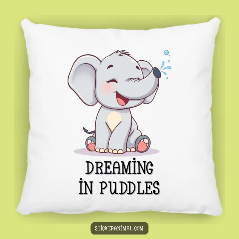 Soft Funny Elephant Calf Pillow: Cozy Comfort with a Splash of Fun - Sweet Gift!