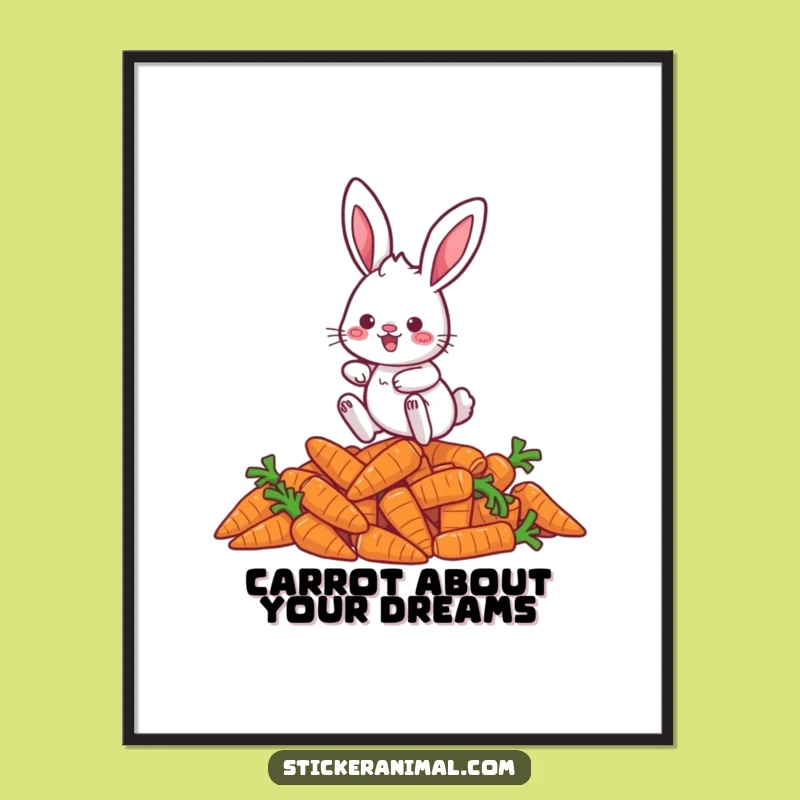 Free Printable Wall Art: Bunny Hops - Whimsical Downloadable Decor!