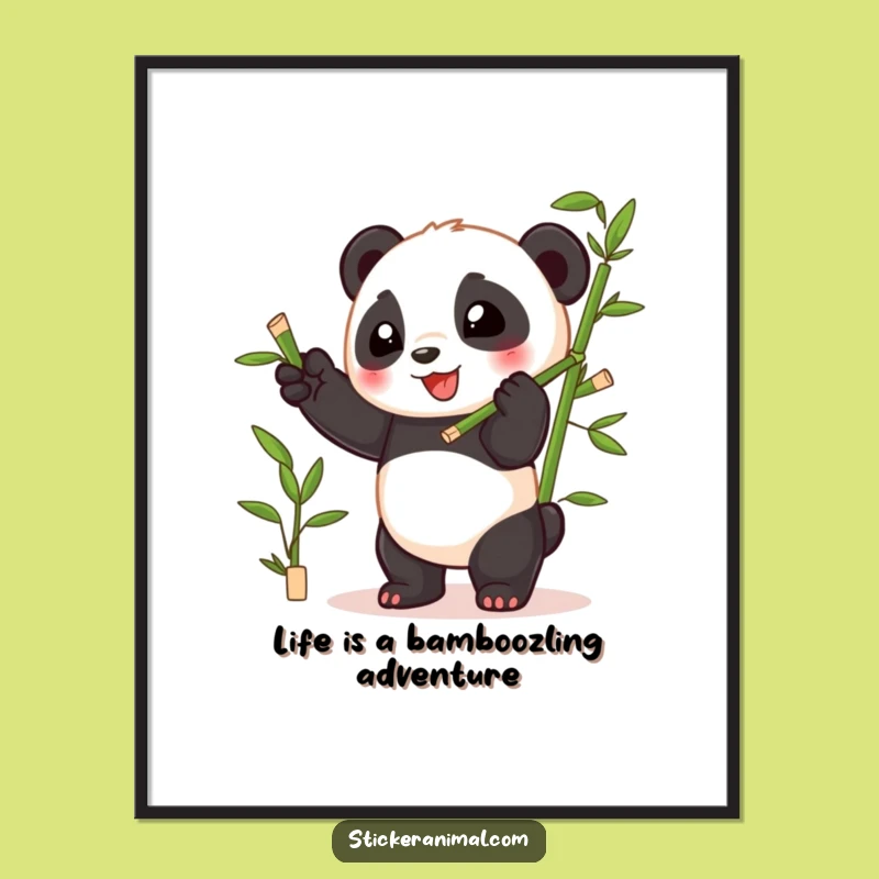 Free Printable Panda Art: Funny Downloadable Wall Decor for Playful Spaces