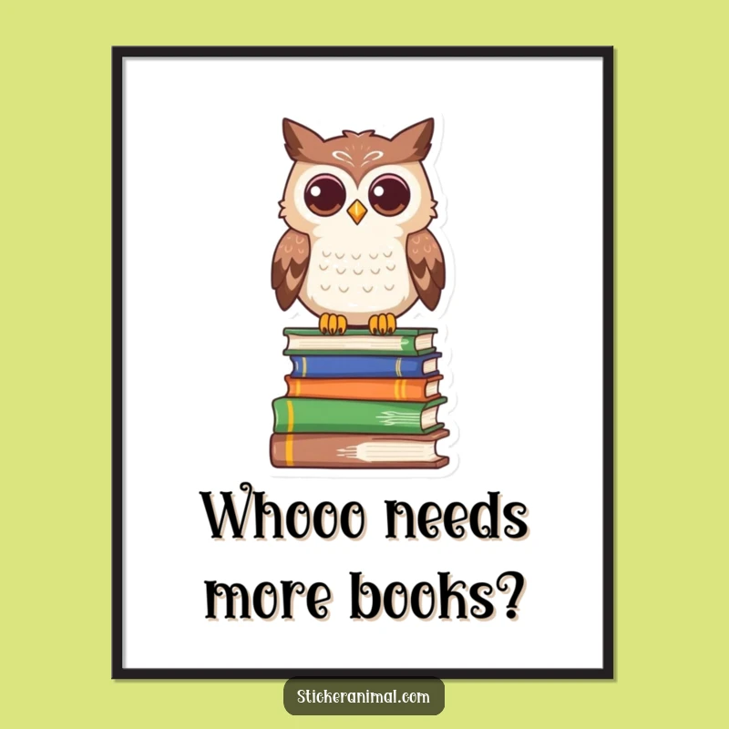Free Printable Wall Art: Wise Owl - Intellectual Downloadable Decor!