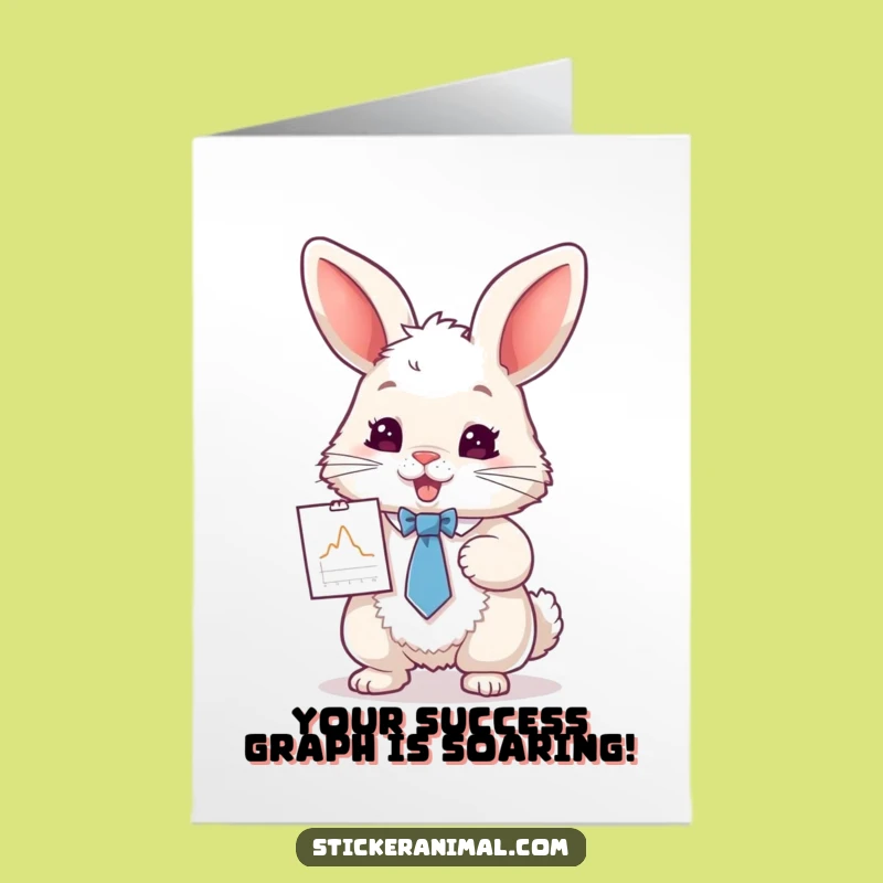 Free Printable Bunny Tie Card - Funny Congratulations Downloadable & Print at Home