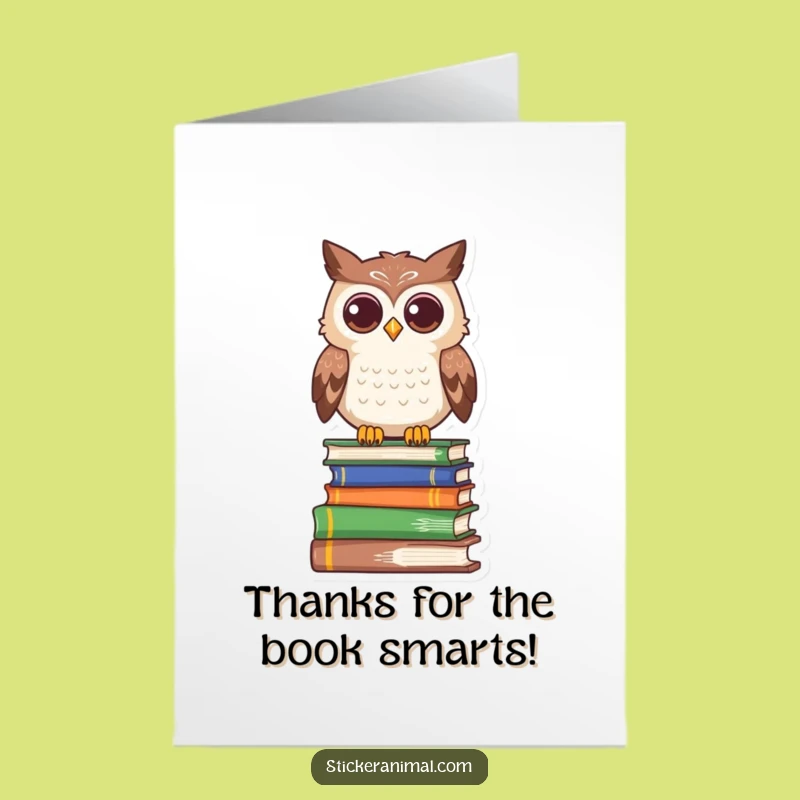 Free Printable Thank You Card: Wise Owl - Gratitude Downloadable Gift!