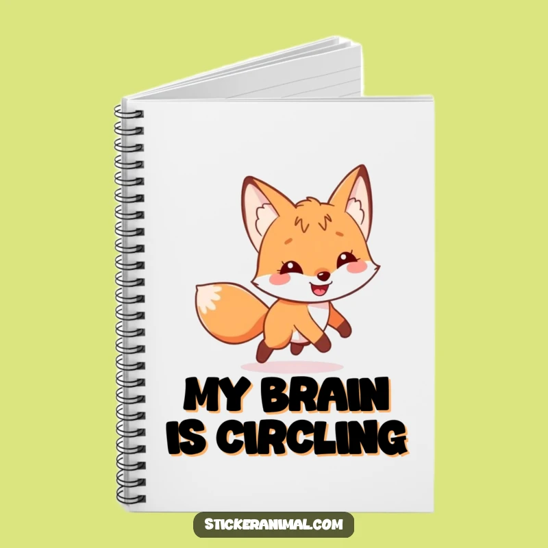 Funny Fox Tail Chase Notebook: Journal Your Fun, Perfect Quirky Gift