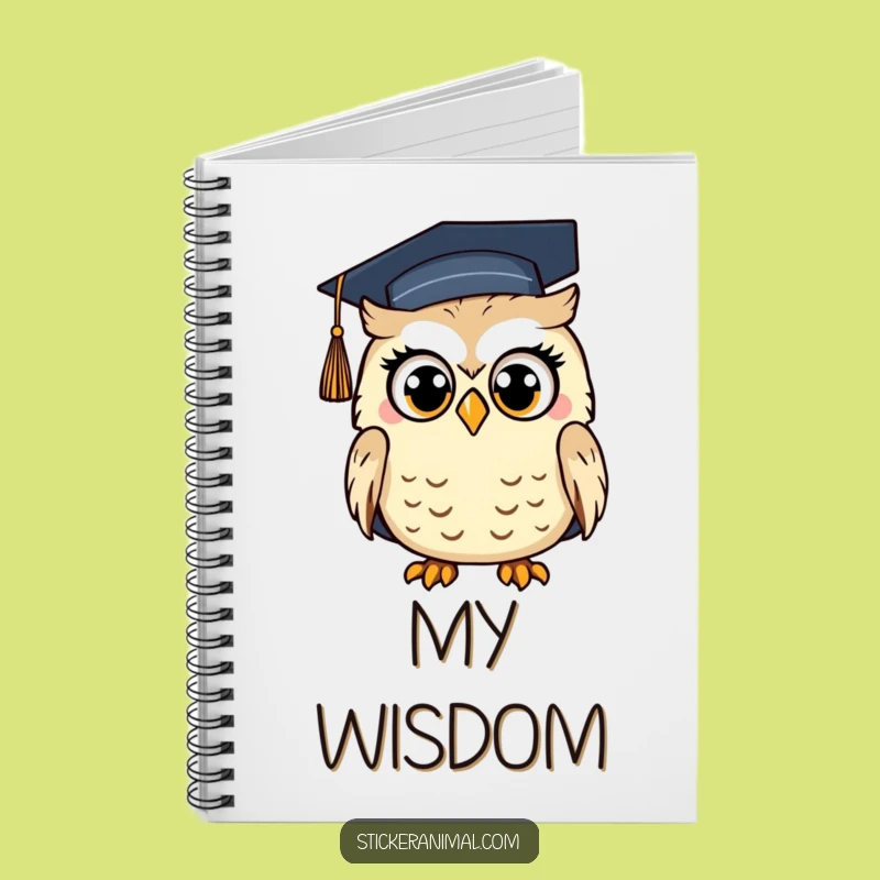 Funny Surprised Owl Notebook - Journal for Graduated Scholar Ideas