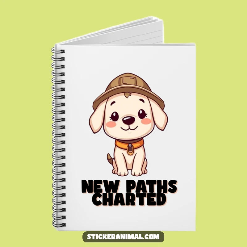 Funny Explorer Puppy Notebook: Jot Down Adventures In Hilarious Style