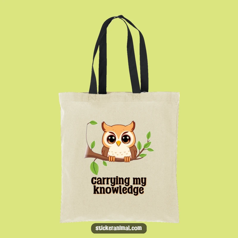 Funny Owl Big Eyes Tote Bag: Playful Peeking Style, Your New Favorite Funny Gift!