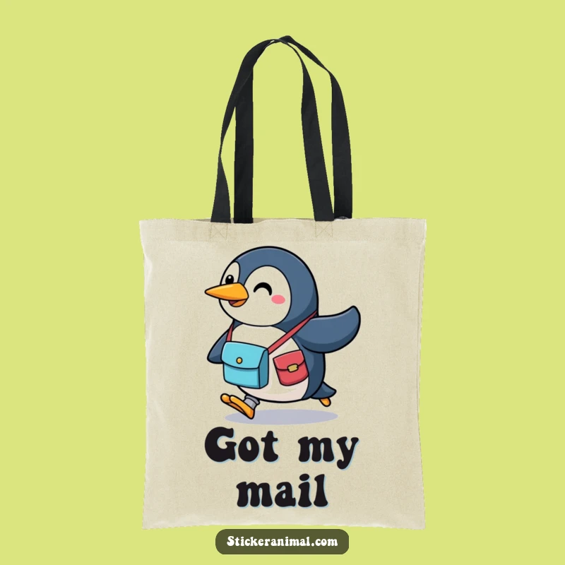 Funny Penguin Messenger Bag Tote Bag: Carry Your Essentials with Speedy Charm